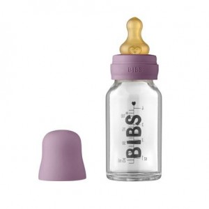 BIBS Baby Glazen Fles, Complete set 110 ml