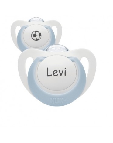 NUK Star,  Maat 0 ( 0-2 maanden), Anatomisch - Silicone, Speen met naam