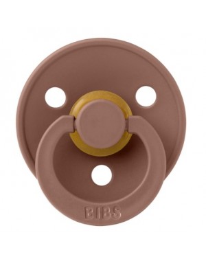 BIBS Colour, Maat 1 (0-6 maanden), Rond - Latex, Speen met naam