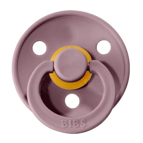 BIBS Colour, Maat 1 (0-6 maanden), Rond - Latex, Speen met naam BIBS Colour, Maat 1 (0-6 maanden), Rond - Latex, Speen met naam
