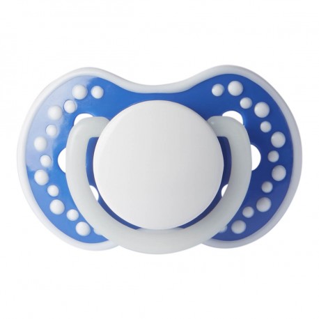 LOVI Day & Night, Maat 2 (6+ maanden), Symmetrisch - Silicone, Speen met naam