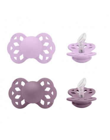BIBS Infinity 2-pack, Maat 1 (0-6 m), Anatomisch - Silicone