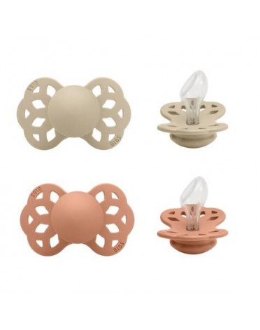 BIBS Infinity 2-pack, Maat 2 (6+ m), Anatomisch - Silicone