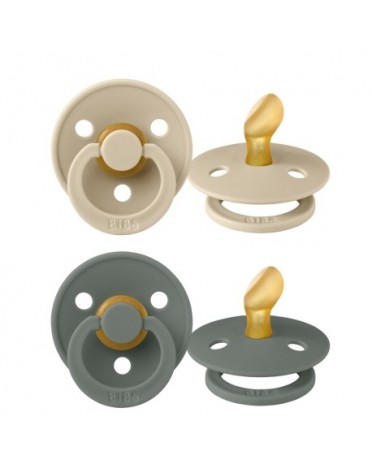 BIBS Colour 2 stuks,  Maat 1 (0-6m), Orthodontisch - Latex