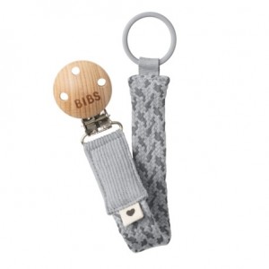 BIBS Paci vlecht,  Speenkoord, Cloud / Iron