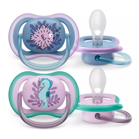 PHILIPS AVENT Ultra Air, Fopspeen 6-18, Symmetrisch - siliconen