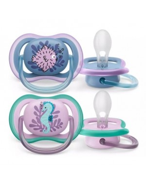 PHILIPS AVENT Ultra Air, Fopspeen 6-18, Symmetrisch - siliconen