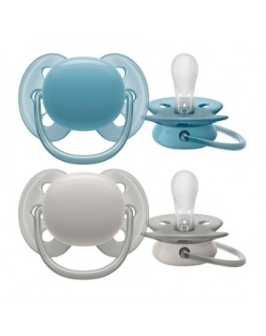 PHILIPS AVENT Ultra Soft - 2 stucks, Maat 2 (6-18 maanden), Symmetrisch - siliconen