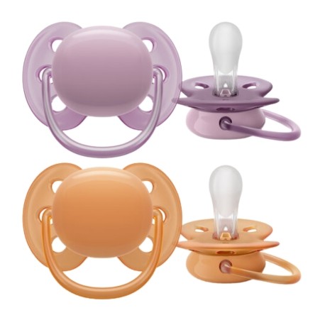 PHILIPS AVENT Ultra Soft - 2 stucks, Maat 2 (6-18 maanden), Symmetrisch - siliconen