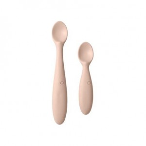 BIBS,  Bestekset met 2 lepels,  Baby en ouder lepel