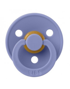 BIBS Colour, Maat 1 (0-6 maanden), Rond - Latex, Speen met naam