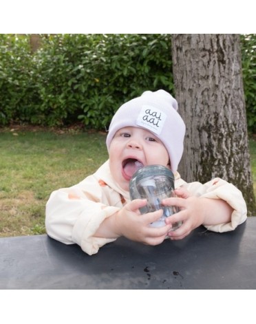 Nüby, Flip-it beker met rietje, 12+ maanden, Grey