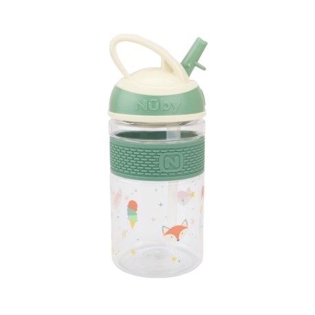 Nüby, Beker met rietje, 4 jaar, Green