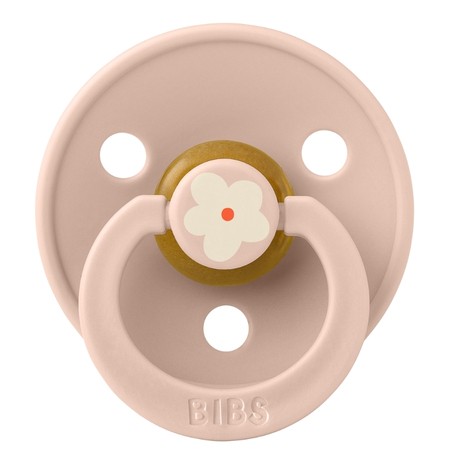 BIBS Studio Line - 2 stuks, Maat 2 (6+ maanden), Rond - Latex,