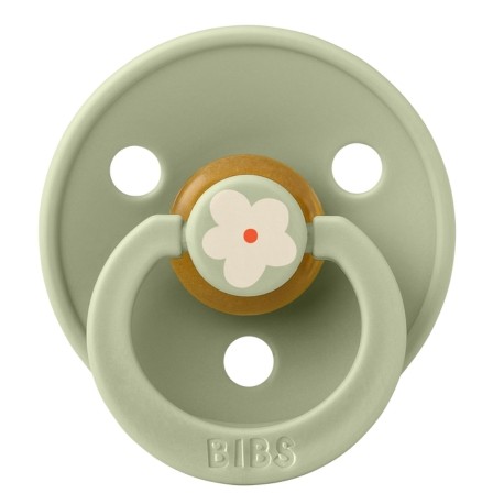 BIBS Studio Line Speen, Maat 2 (6+ maanden), Rund - Latex, Speen met naam