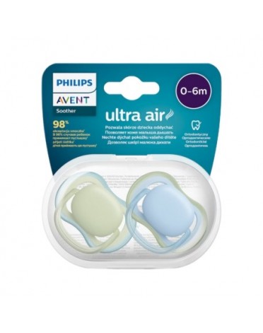 Philips Avent 0-6,Ultra Air Roze,Symmetrisch - Silicone