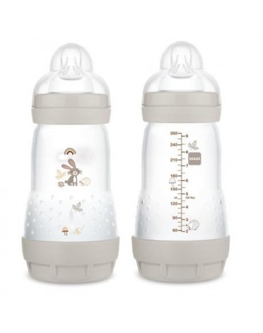 MAM,  Easy Start Anti-Colic,  Sz. 260 ml., Neutral, 2-pack