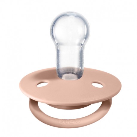 BIBS De Lux, One size (0-36 maanden), Rond - Silicone, Speen met naam