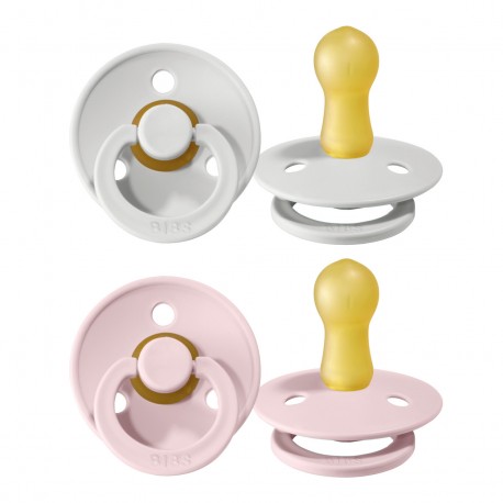 BIBS Colour - 2-pakning, Str. 2 (6+ md.), Rund - Lateks