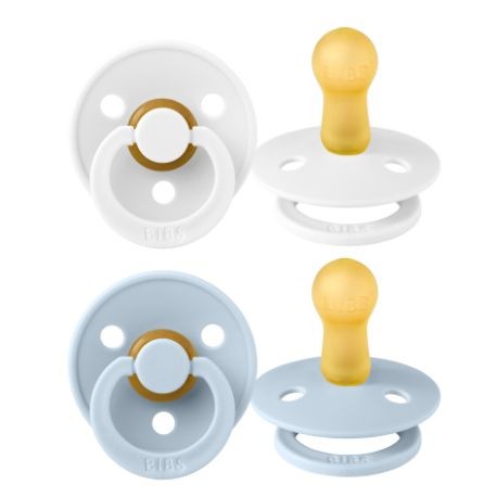 BIBS Colour - 2-pakning, Str. 2 (6+ md.), Rund - Lateks