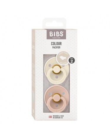 BIBS Colour 2-pakning, Str. 2 (6+ md.), Anatomisk - Lateks