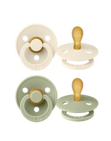 BIBS Colour 2-pakning,  Str. 1 (0-6 mdr.), Symmetrisk - Lateks
