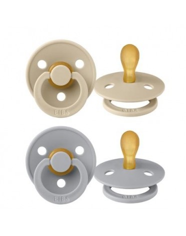 BIBS Colour 2-pakning,  Str. 1 (0-6 mdr.), Symmetrisk - Lateks