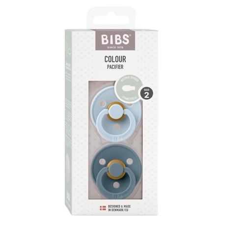 BIBS Colour 2-pakning, Str. 2 (6+ mdr.), Symmetrisk - Lateks
