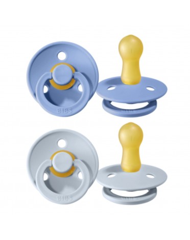 BIBS Colour - 2-pakning, Str. 2 (6+ md.), Rund - Lateks