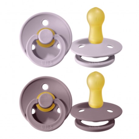 BIBS Colour - 2-pakning, Str. 2 (6+ md.), Rund - Lateks