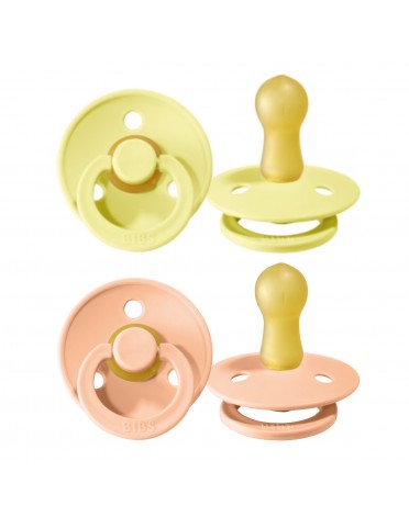 BIBS Colour - 2-pakning, Str. 2 (6+ md.), Rund - Lateks