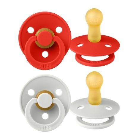BIBS Colour - 2-pakning, Str. 2 (6+ md.), Rund - Lateks