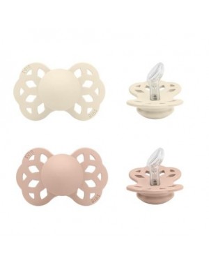 BIBS Infinity 2-pk, Str. 1 (0-6 mnd.), Anatomisk - Silikon