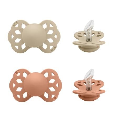 BIBS Infinity 2-pk, Str. 1 (0-6 mnd.), Anatomisk - Silikon