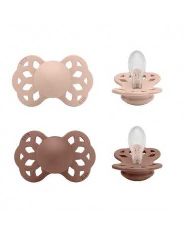 BIBS Infinity 2-pk,  Str. 2 (6+ mnd.), Symmetrisk - Silikon