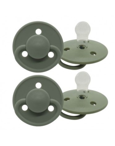 MININOR - 2-pakning, Str. 1 (0-6 md.), Rund – Silikon