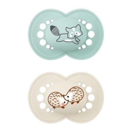 MAM Original 2-pack, Str. 3 (16-36 mdr.), Symmetrisk - Lateks