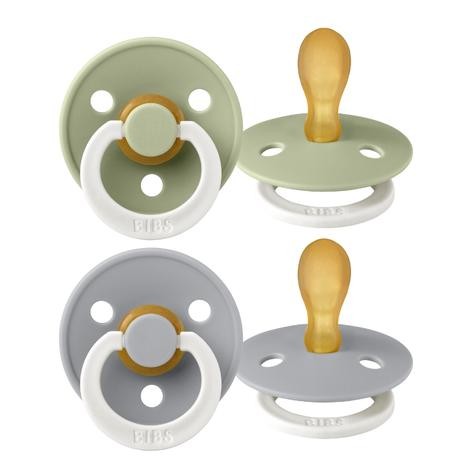 BIBS Colour 2-pakning, Str. 2 (6+ mdr.), Symmetrisk - Lateks