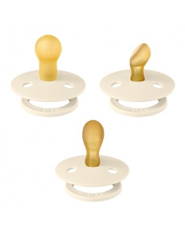 BIBS Try-It Colour - 3 Pk, Str 1 (0-6 mnd.)