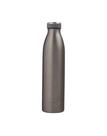 Aya&Ida,  Drinking Bottle, Drikkeflaske med lokk, 750 ml, Cool Grey