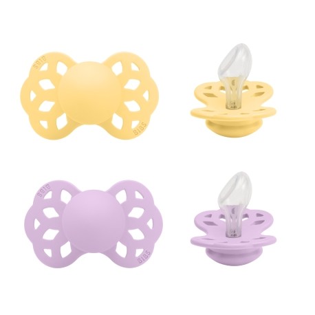 BIBS Infinity 2-pk, Str. 2 (6+ mnd.), Anatomisk - Silikon