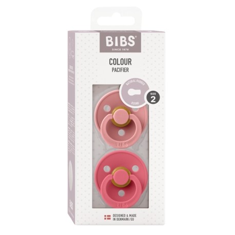 BIBS Colour - 2-pakning, Str. 2 (6+ md.), Rund - Lateks