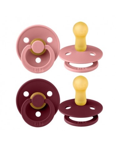 BIBS Colour - 2-pakning, Str. 2 (6+ md.), Rund - Lateks