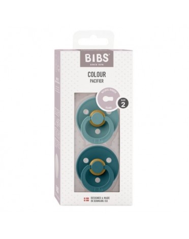 BIBS Colour - 2-pakning, Str. 2 (6+ md.), Rund - Lateks