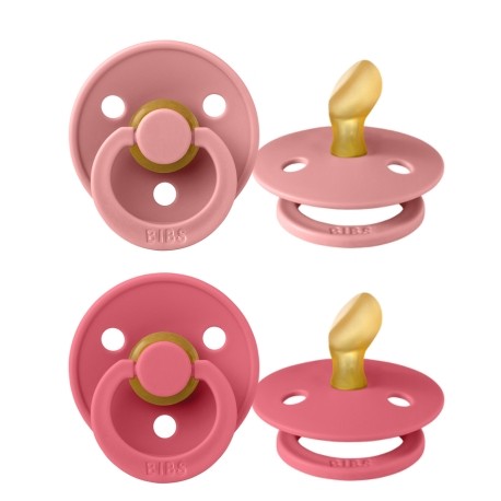 BIBS Colour 2-pakning,  Str. 1 (0-6 md.), Anatomisk - Lateks