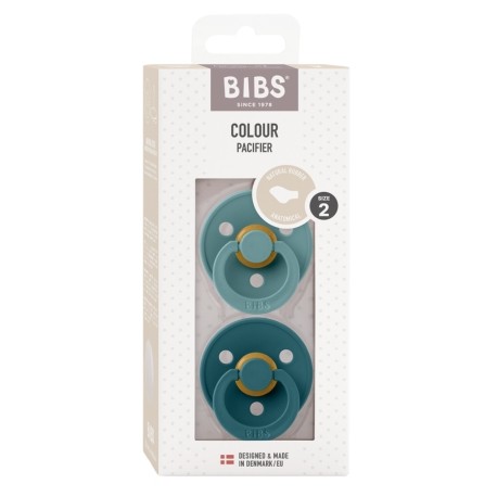 BIBS Colour 2-pakning, Str. 2 (6+ md.), Anatomisk - Lateks