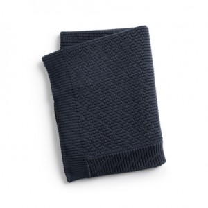 Elodie, Strikket teppe, Juniper Blue