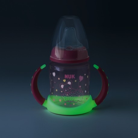 NUK First Choice+ Learner Bottle Night, Disney, 150ml, Girl