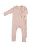 Heldress i 100% økologisk merinoull med lynlås i siden til baby