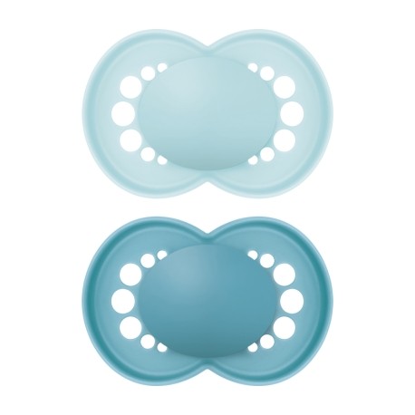 AM Original 2-pack, Str. 2 (6-16 mdr.), Symmetrisk - Silikon